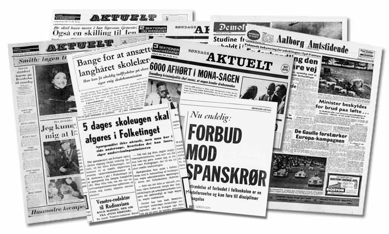 Gamle aviser i en corona-tid